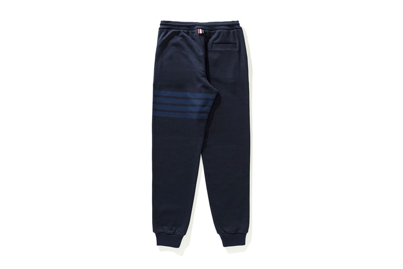 Thom Browne Spring 2022 New Arrivals HBX Release Info Buy Price Leather Goods Cardholder Square Tote Shorts Sweatpants Sweatshirt Suit Classic Wool Cotton Bucket Hat Socks Neck Tie