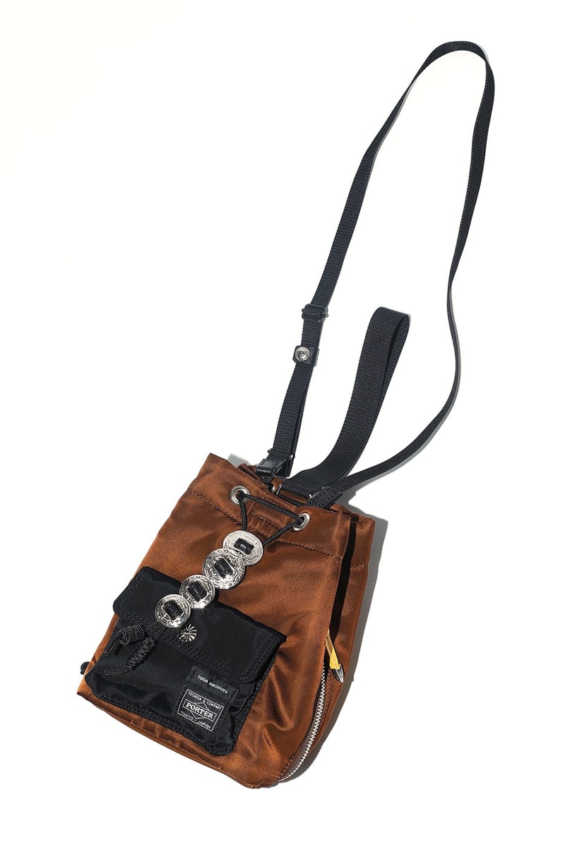 Toga Porter bags string backpack packable bag cross body string backpack concho buckles release info date price 