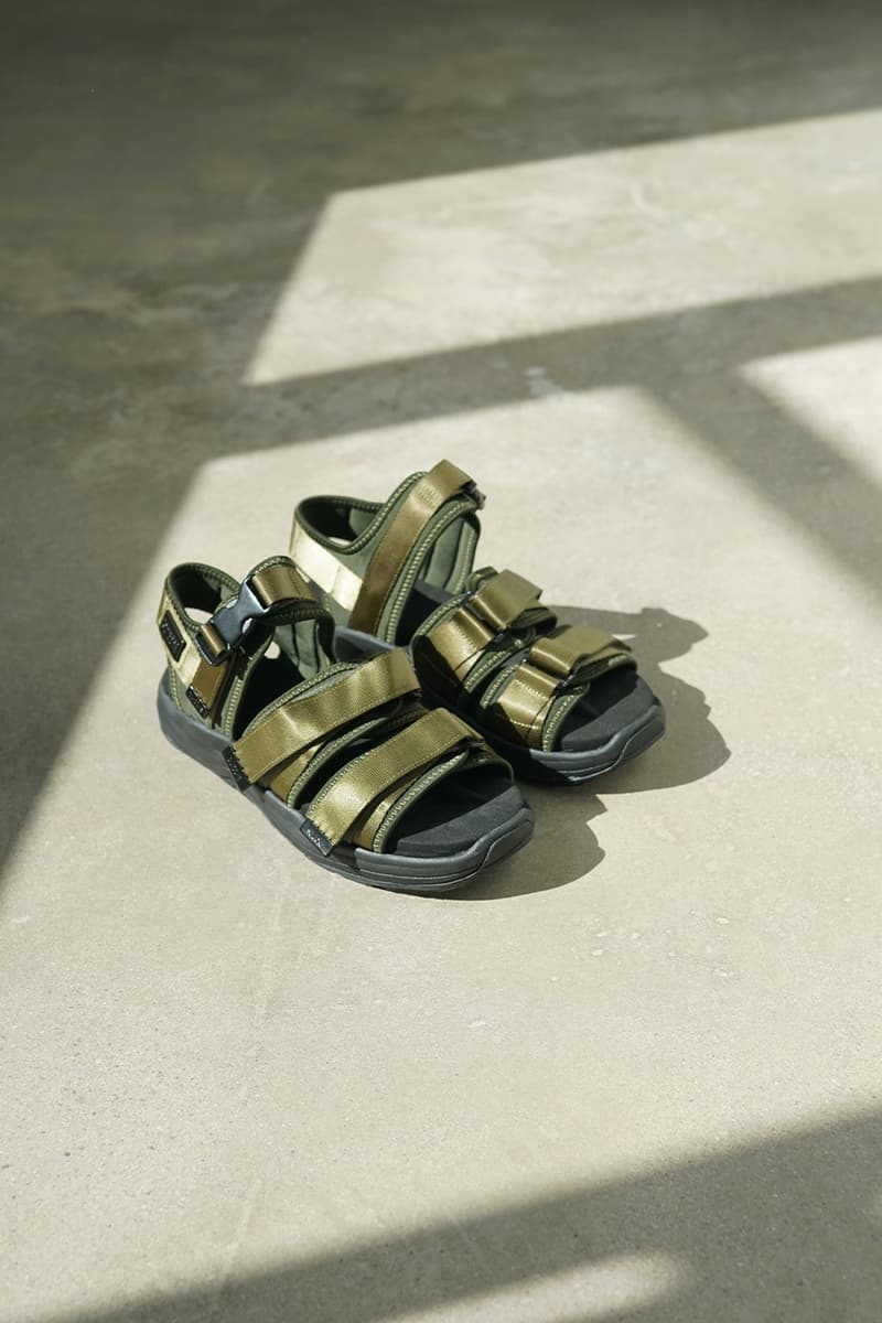 Tom Wood x Suicoke Vega Sandal Makö Clog Collaboration Custom Shoe New Release Information Olive Green Sunshine Yellow Black Green Leather Suede