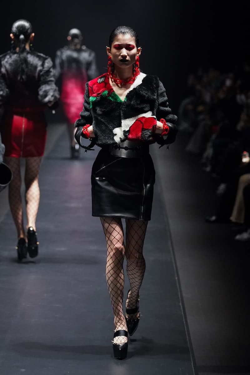 undercover fall winter 2022 womens runway collection cold flame Jun Takahashi runways tokyo Yoyogi Stadium in Tokyo