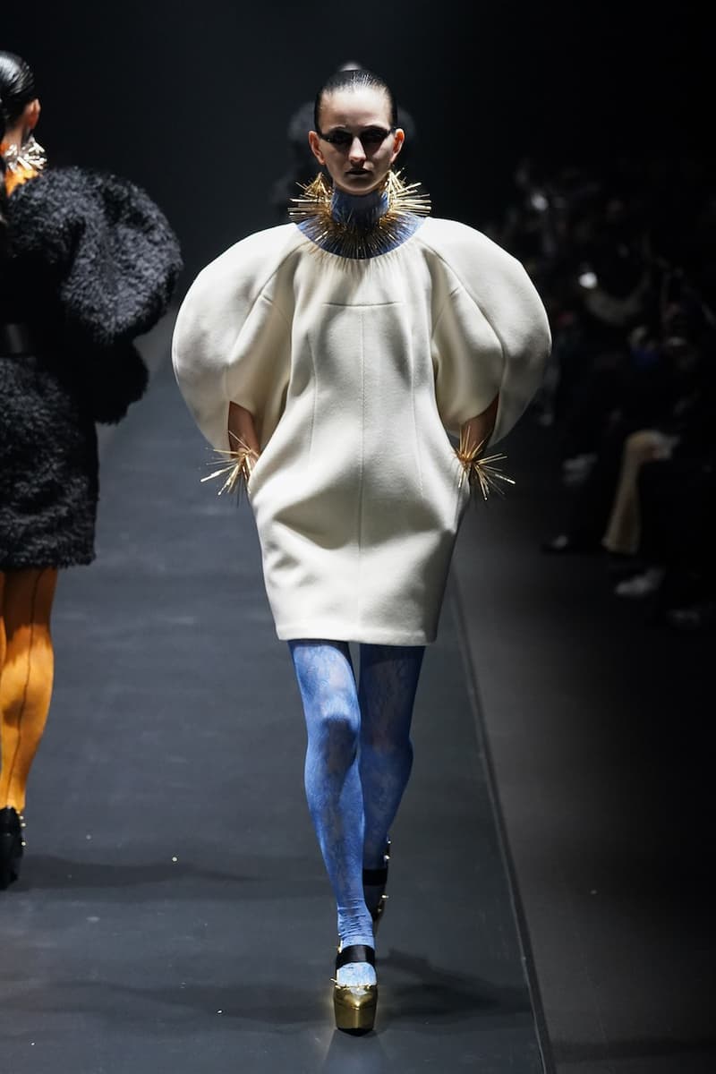 undercover fall winter 2022 womens runway collection cold flame Jun Takahashi runways tokyo Yoyogi Stadium in Tokyo