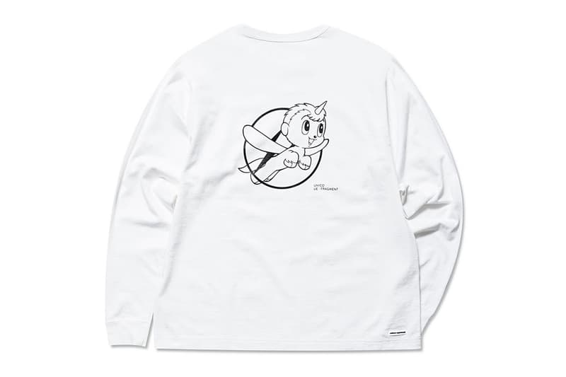 Uniform Experiment fragment design unico osamu tezuka god of manga collaboration joint collection t shirt hoodie sweatshirt unicorn graphic thunderbolt logo sophnet release info