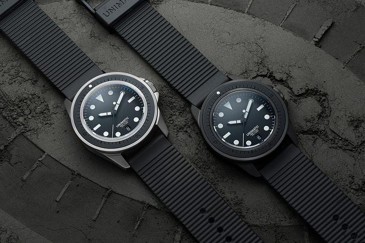 UNIMATIC Drops Pair of Limited Edition Monochrome Dive Watches