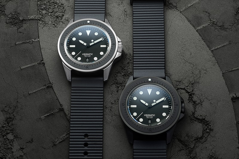 UNIMATIC Swiss Series Expanded With Two Monochrome Limited Edition Dive Watches