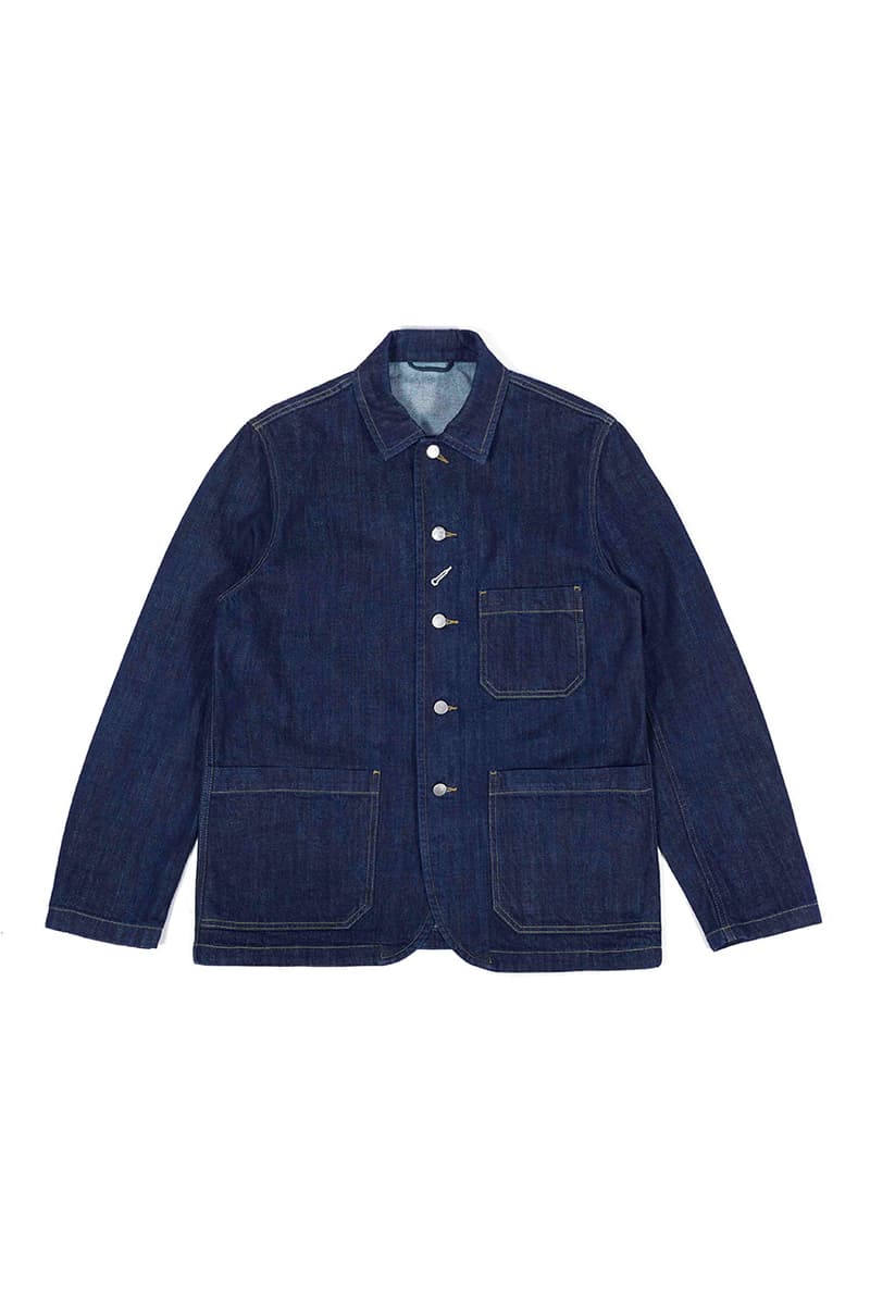 Blackhorse Lane Ateliers x Universal Works Info collaboration denim washed when does it drop workwear 