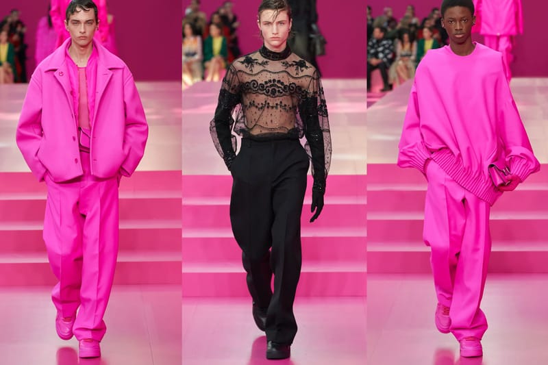 Valentino Takes Pretty in Pink to a Whole New Level in FW22 Collection