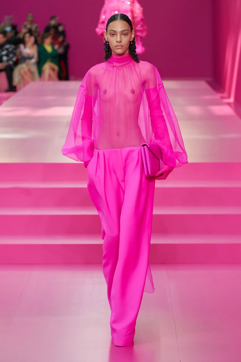 Valentino Argues Anyone Can Be Pretty in Pink in FW22 Collection