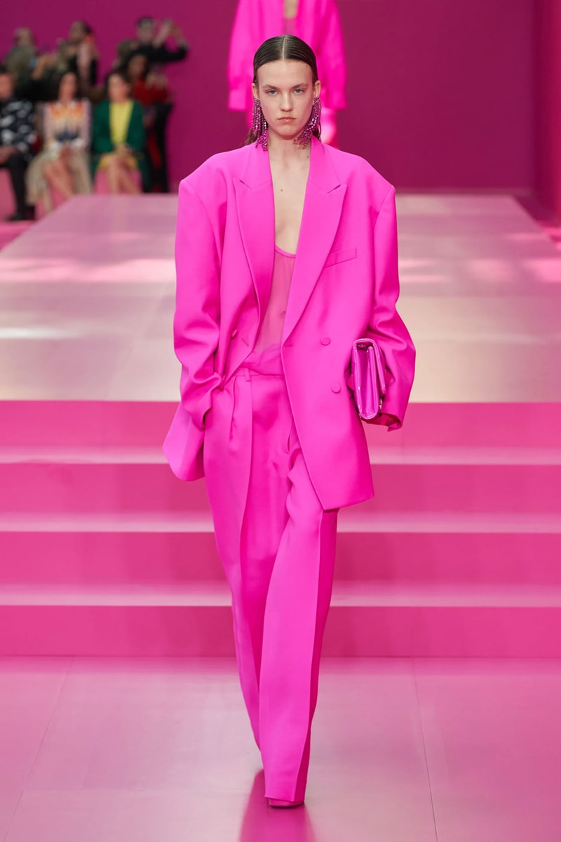 Valentino Argues Anyone Can Be Pretty in Pink in FW22 Collection