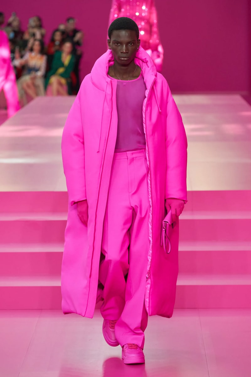 Valentino Argues Anyone Can Be Pretty in Pink in FW22 Collection