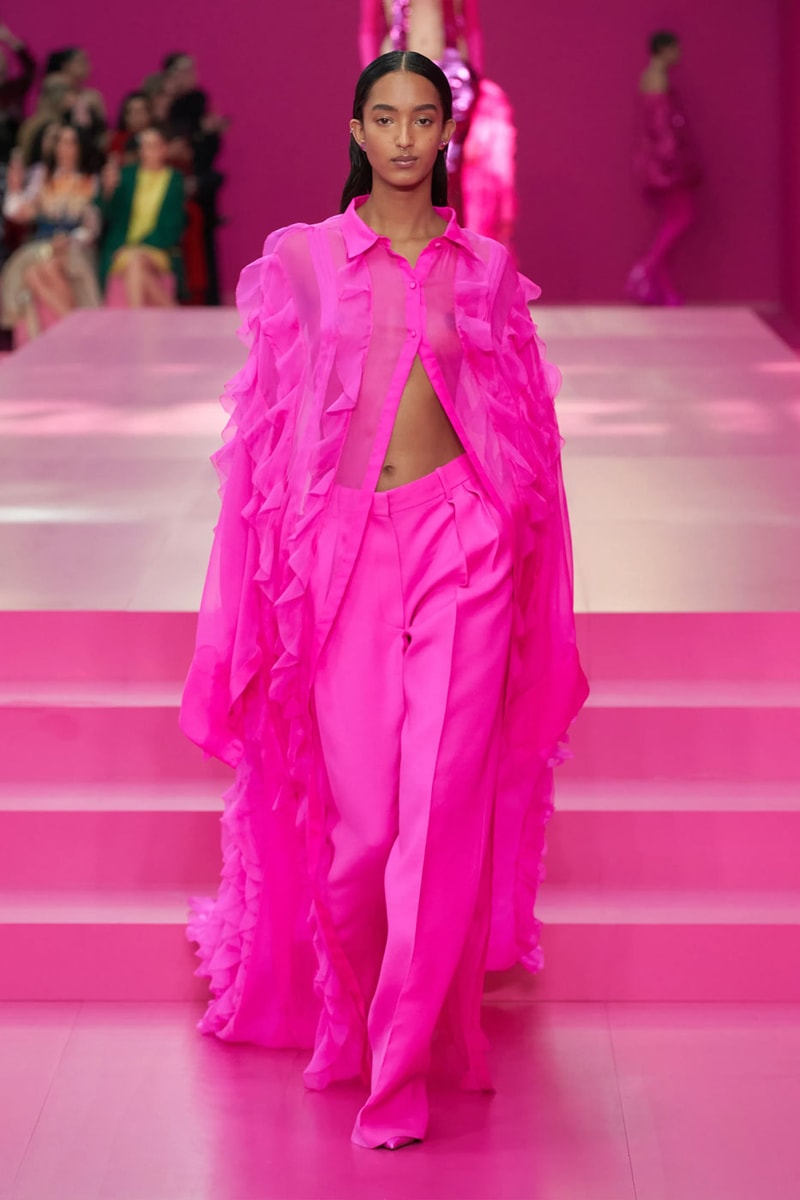 Valentino Argues Anyone Can Be Pretty in Pink in FW22 Collection