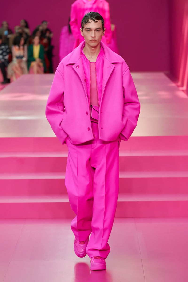 Valentino Argues Anyone Can Be Pretty in Pink in FW22 Collection