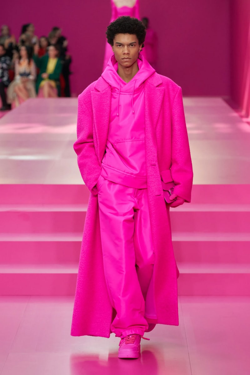 Valentino Argues Anyone Can Be Pretty in Pink in FW22 Collection