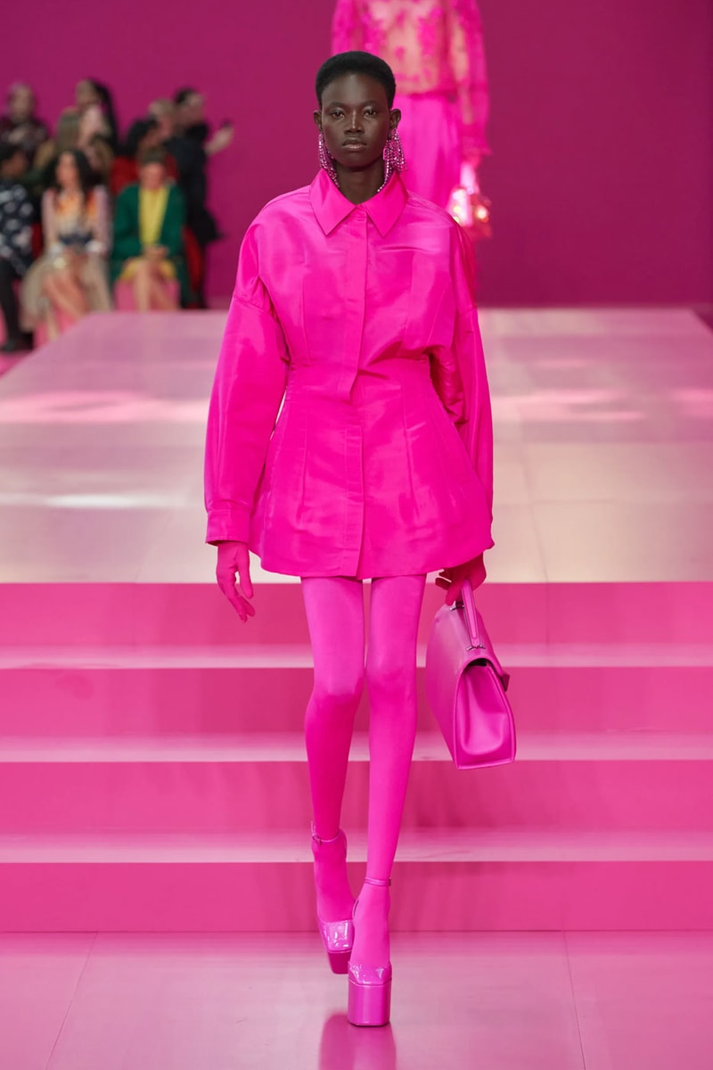 Valentino Argues Anyone Can Be Pretty in Pink in FW22 Collection