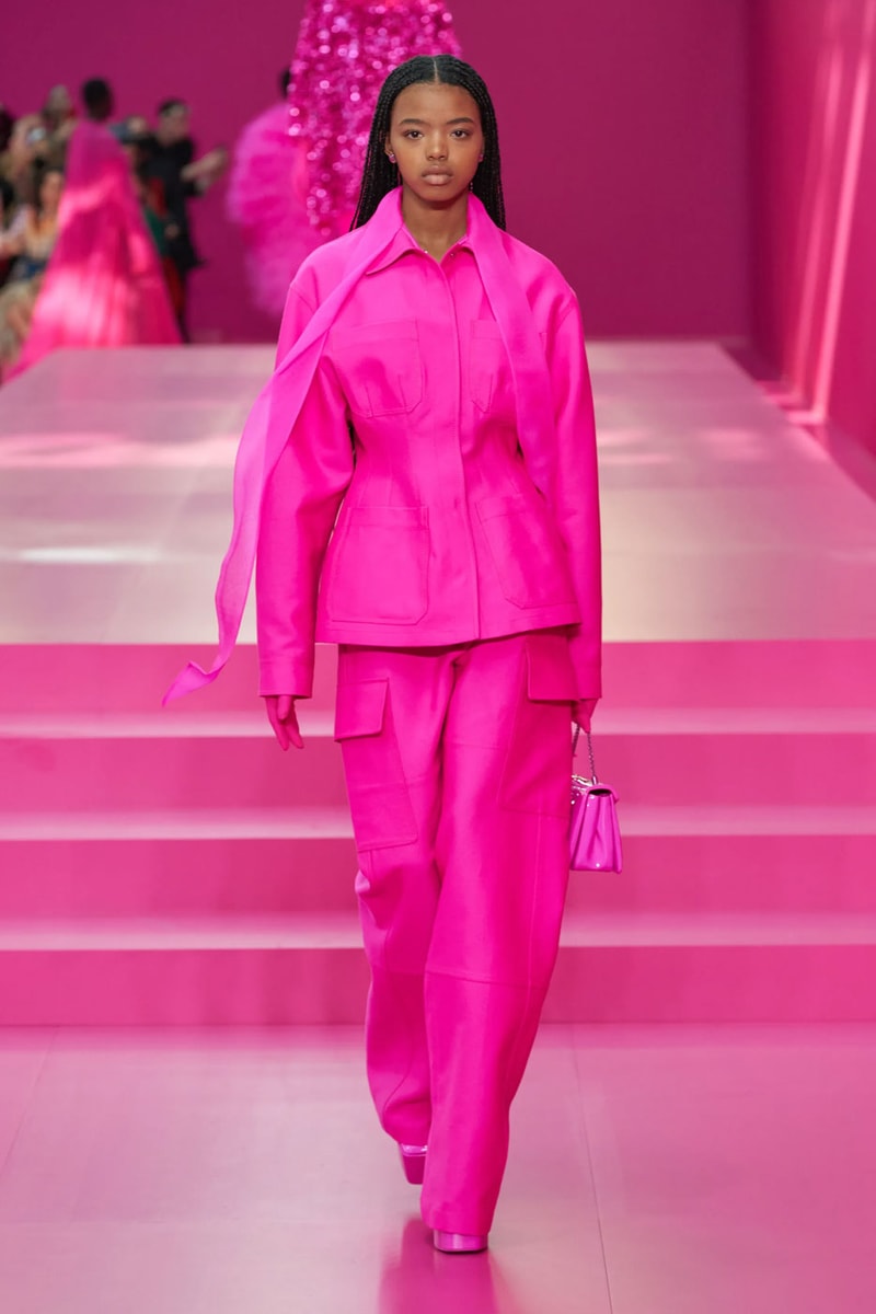5 Things To Know About Valentino's Hot Pink AW22 Show