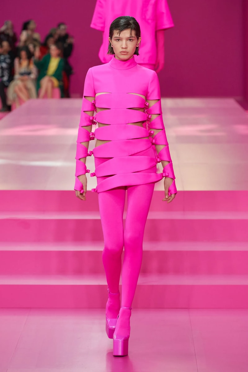Valentino Argues Anyone Can Be Pretty in Pink in FW22 Collection