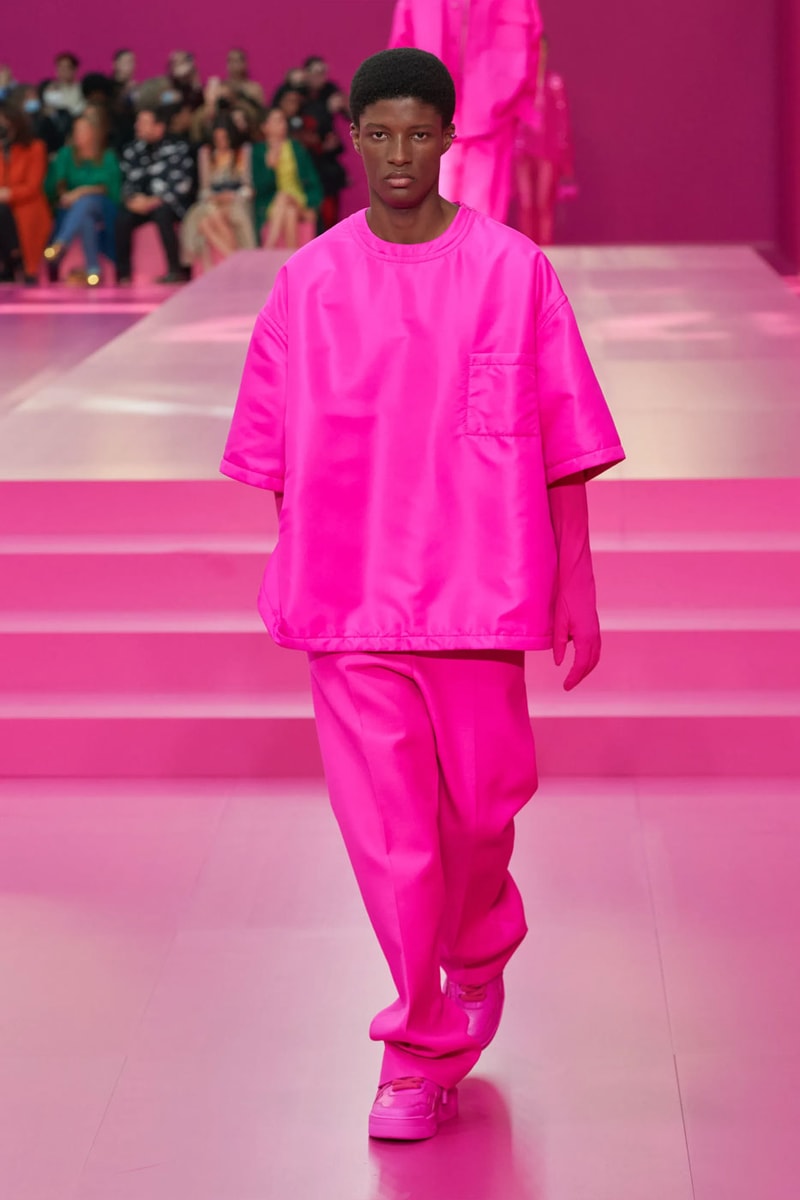 Valentino Argues Anyone Can Be Pretty in Pink in FW22 Collection