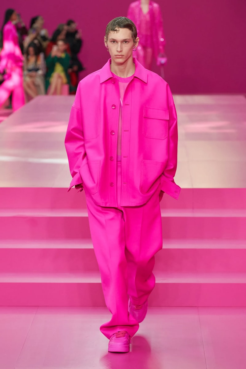 Valentino Argues Anyone Can Be Pretty in Pink in FW22 Collection