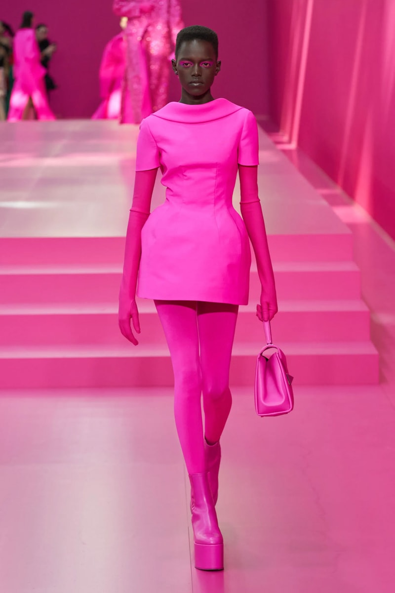 Valentino Argues Anyone Can Be Pretty in Pink in FW22 Collection