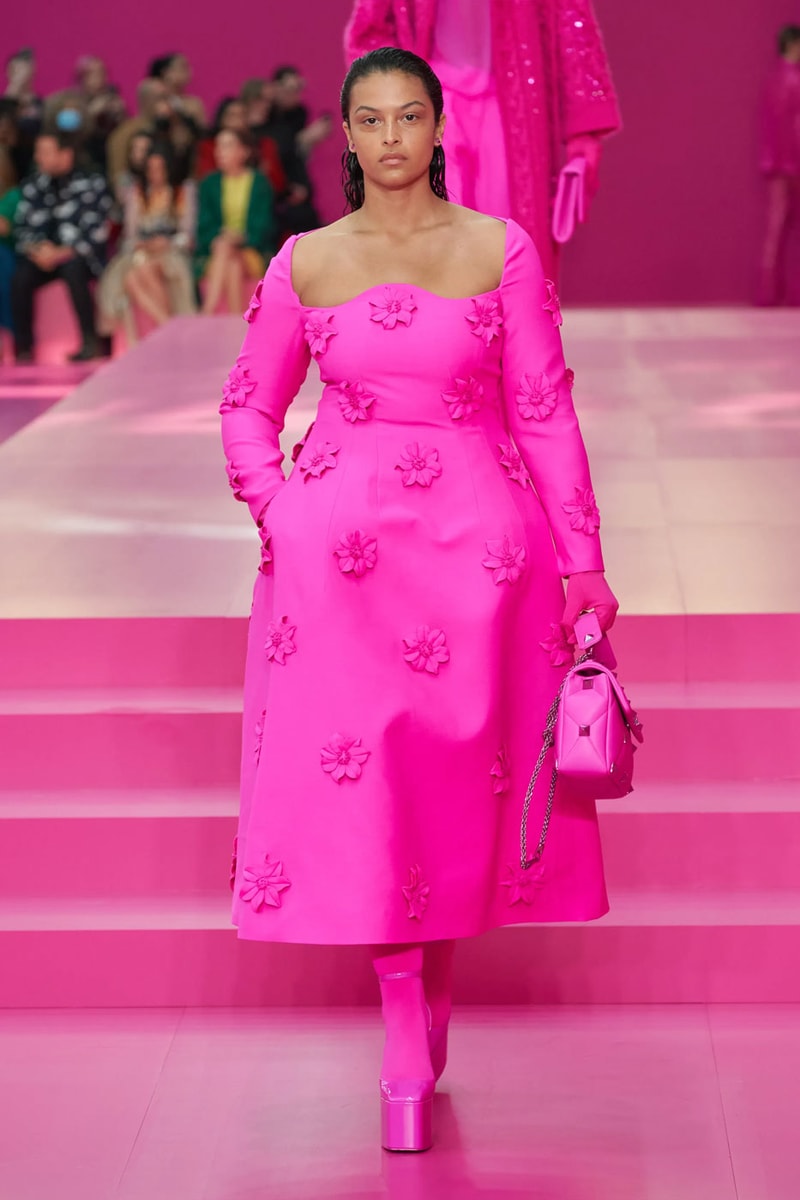 Valentino Argues Anyone Can Be Pretty in Pink in FW22 Collection