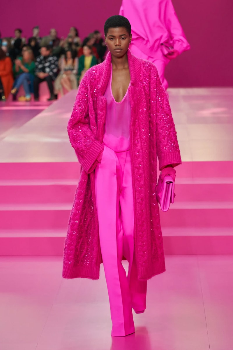 Valentino Argues Anyone Can Be Pretty in Pink in FW22 Collection