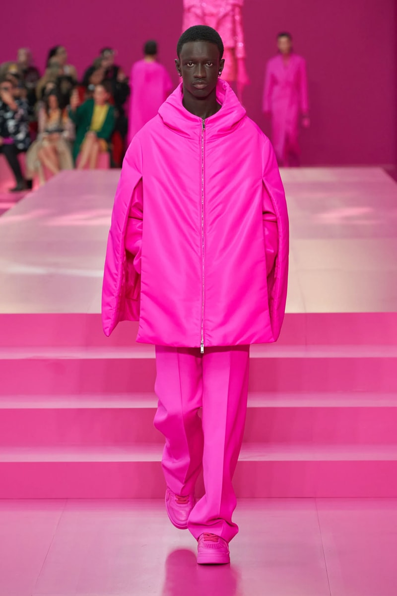 5 Things To Know About Valentino's Hot Pink FW22 Show