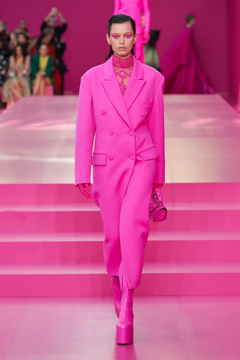 Valentino Argues Anyone Can Be Pretty in Pink in FW22 Collection