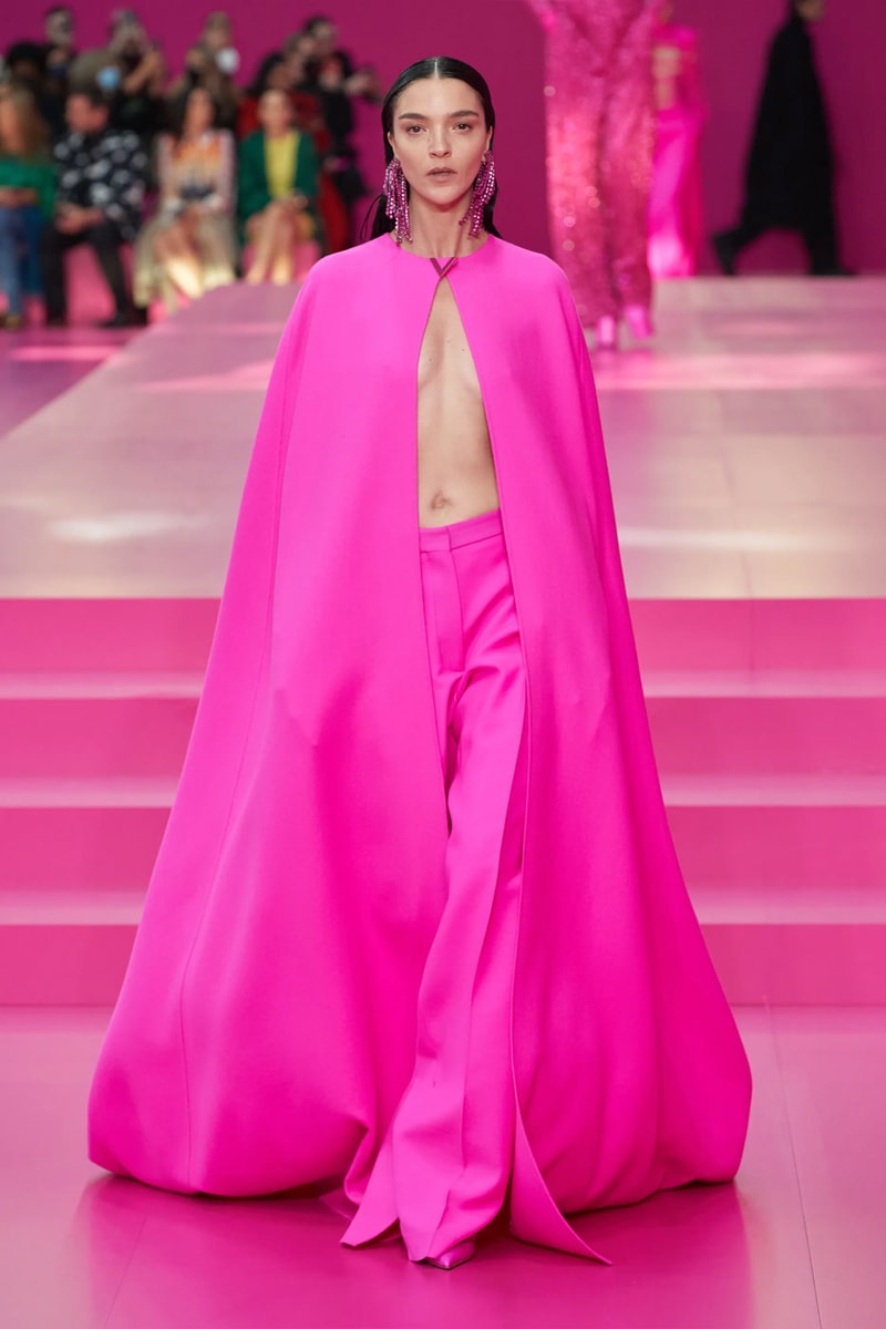 Valentino Argues Anyone Can Be Pretty in Pink in FW22 Collection