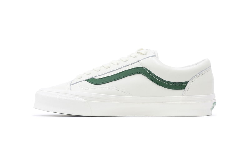 Vault by Vans Museum of Peace & Quiet Collaboration Collection HBX Release OG Style 36 Authentic LX Mule Forest Green White Gray