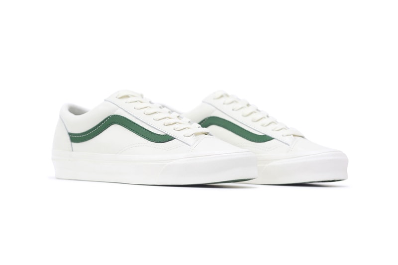 Vault by Vans Museum of Peace & Quiet Collaboration Collection HBX Release OG Style 36 Authentic LX Mule Forest Green White Gray