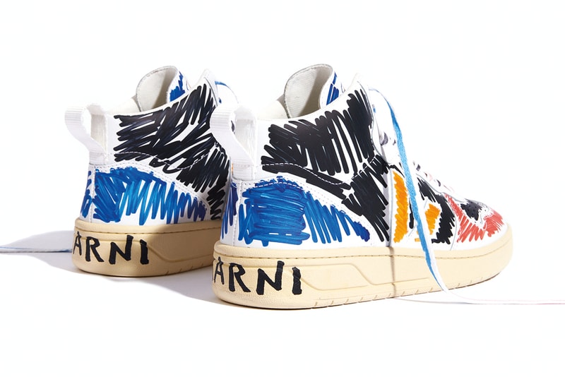 veja marni scribble release details v-10 v-15 black marsala buy cop purchase collaboration