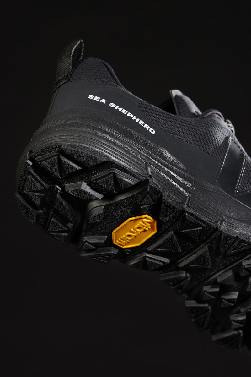 Veja x Sea Shepherd Collaboration Release Info when do they drop vibram sole all black