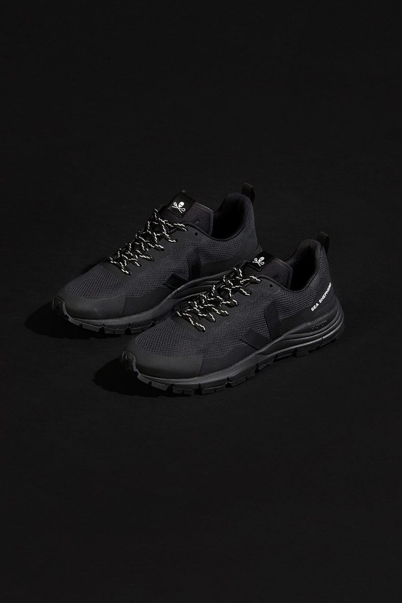 Veja x Sea Shepherd Collaboration Release Info when do they drop vibram sole all black