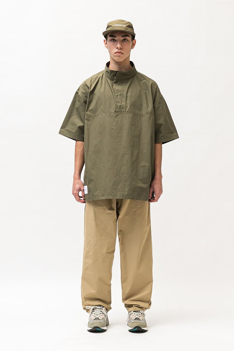 WTAPS Spring Summer 2022 collection lookbook SS22 t shirrts long sleeve stripe military pants stood team jackets tear resistant headwear cap bucket hat face shield incense release info