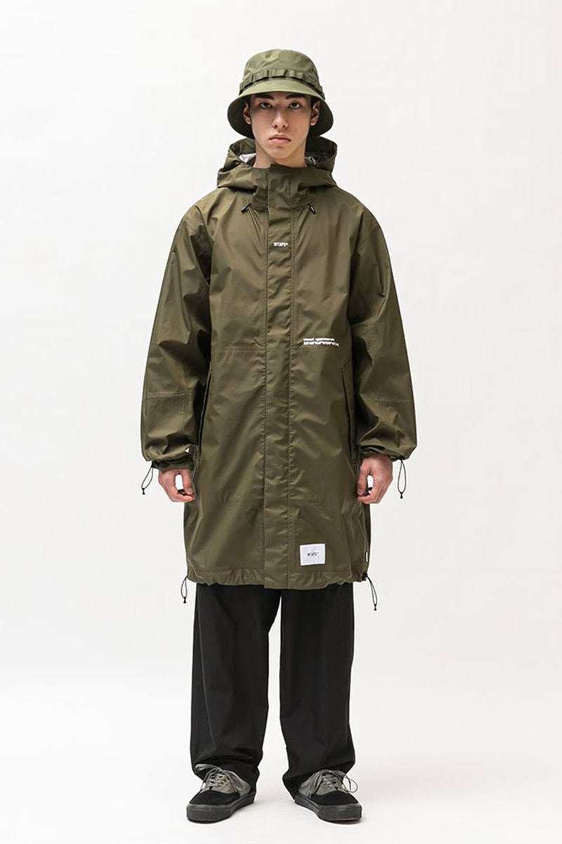 WTAPS Spring Summer 2022 collection lookbook SS22 t shirrts long sleeve stripe military pants stood team jackets tear resistant headwear cap bucket hat face shield incense release info