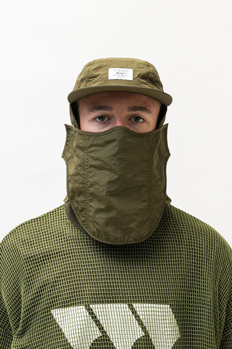 WTAPS Spring Summer 2022 collection lookbook SS22 t shirrts long sleeve stripe military pants stood team jackets tear resistant headwear cap bucket hat face shield incense release info