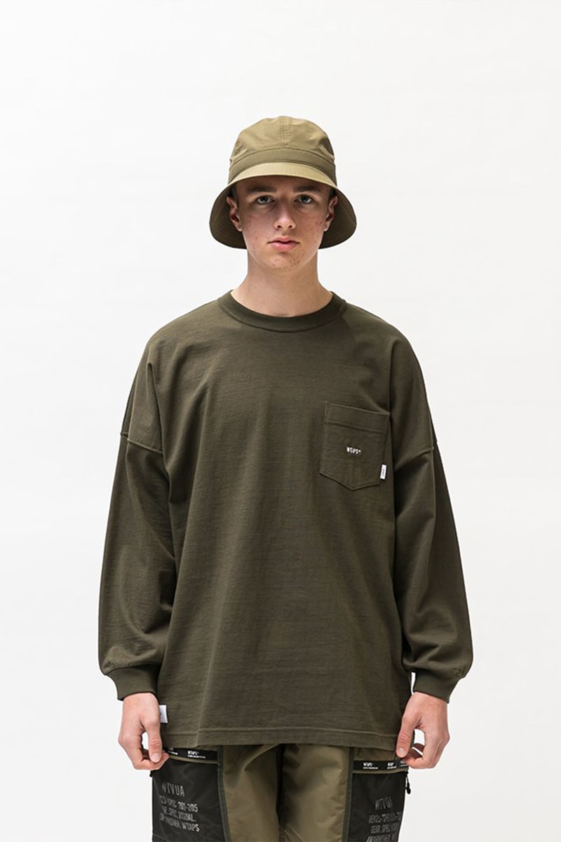 WTAPS Spring Summer 2022 collection lookbook SS22 t shirrts long sleeve stripe military pants stood team jackets tear resistant headwear cap bucket hat face shield incense release info