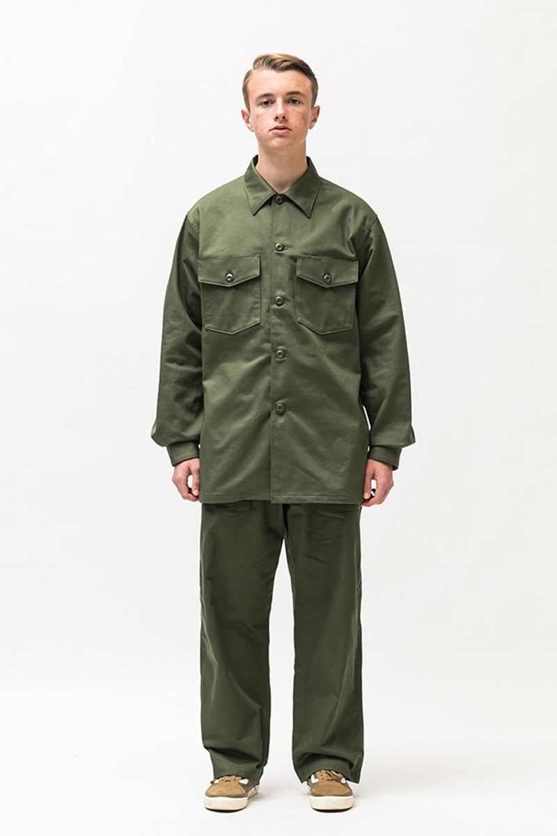 WTAPS Spring Summer 2022 collection lookbook SS22 t shirrts long sleeve stripe military pants stood team jackets tear resistant headwear cap bucket hat face shield incense release info