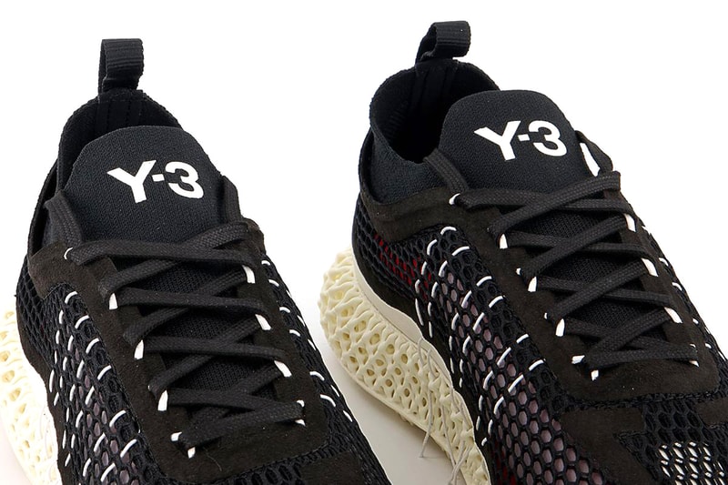 Y-3 Runner adidas 4D Halo "Core Black/White/Red" Release Information Yohji Yamamoto Offspring