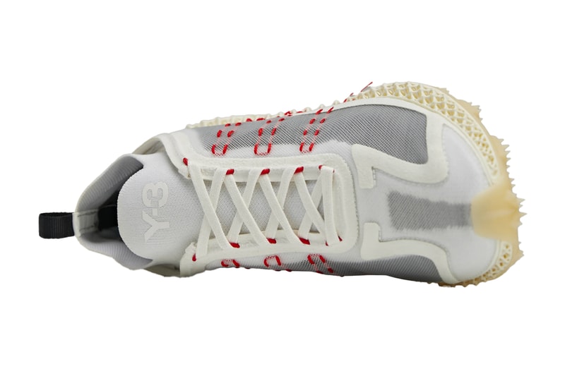 Y-3 Runner adidas 4D Halo GW4451 Yohji Yamamoto Release Information Collaboration 20 Years Core White / Red / Bright Cyan 