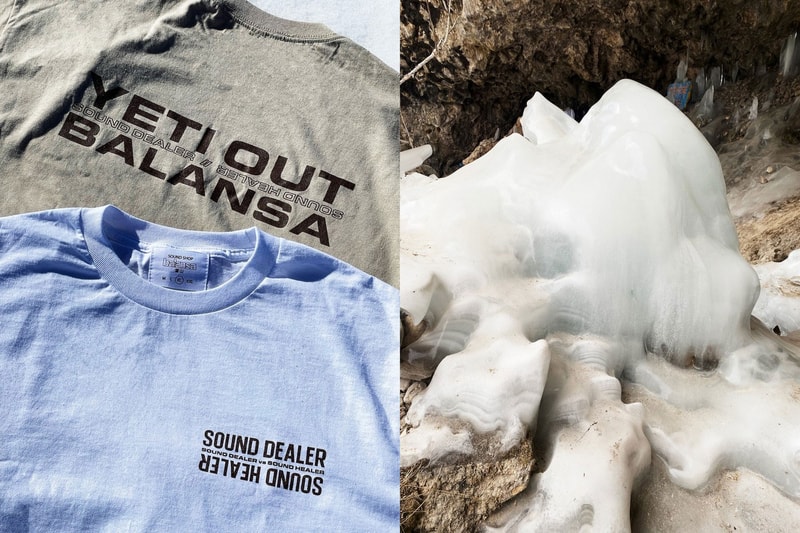 yeti out balansa sound dealer sound healer collaboration release info south korean sound shop qinghai tibet himalayas t long sleeve tee incense set candles