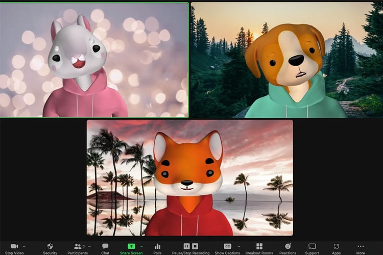 Zoom's New Avatars Feature Lets You Join Your Next Meeting as a Cartoon Animal
