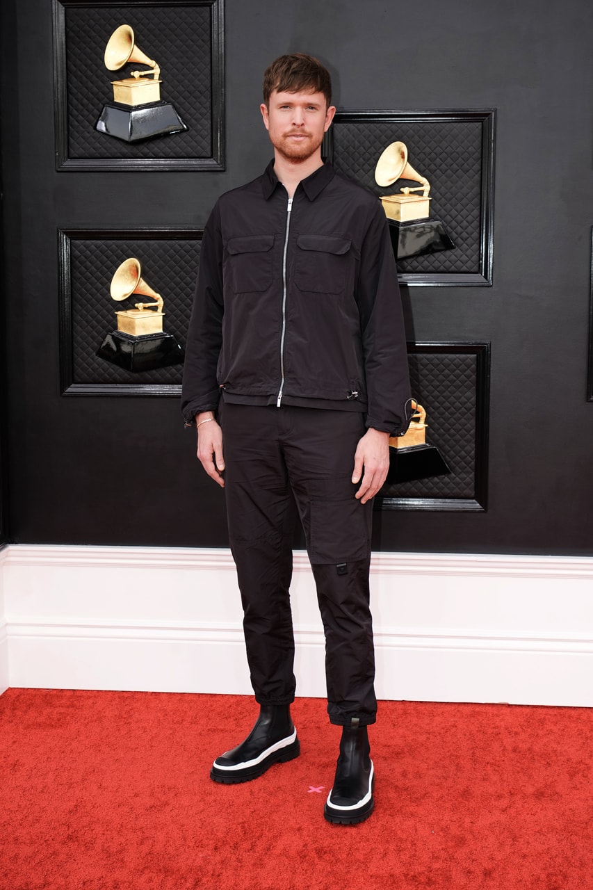2022 GRAMMYs Red Carpet Fashion Mens Bare Chest Pearls and Luxe Street Style