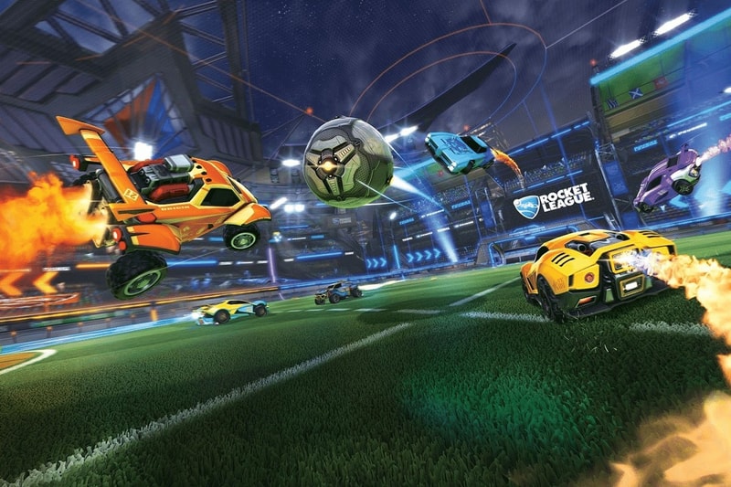 2k games rocket league psyonix gravity goal alternative competitor bikes disks tron inspired football game 