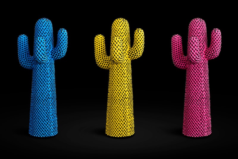 Gufram Italian Furniture Brand Andy Warhol CACTUS Sculpture Totem View Milan Design Week