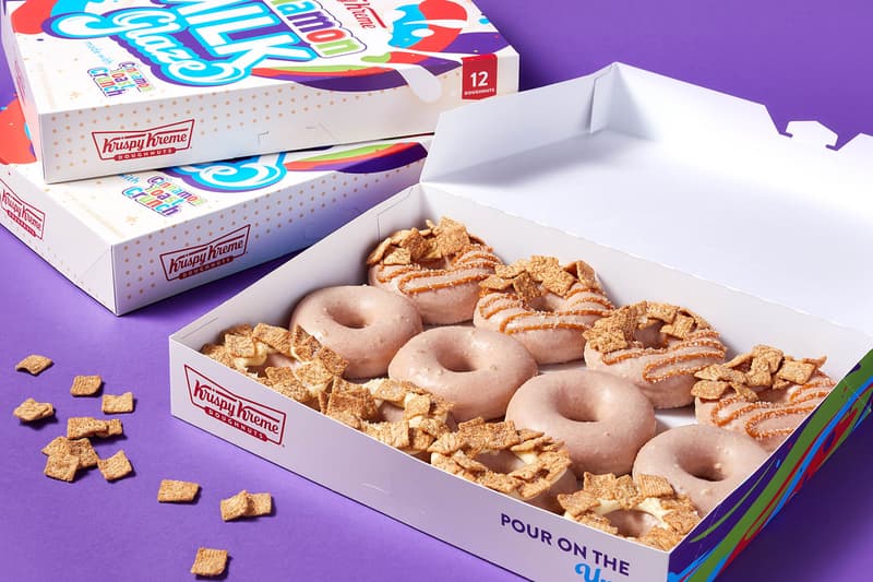 Krispy Kreme Debuts Cinnamon Milk Glazed Doughnuts Food & Beverage