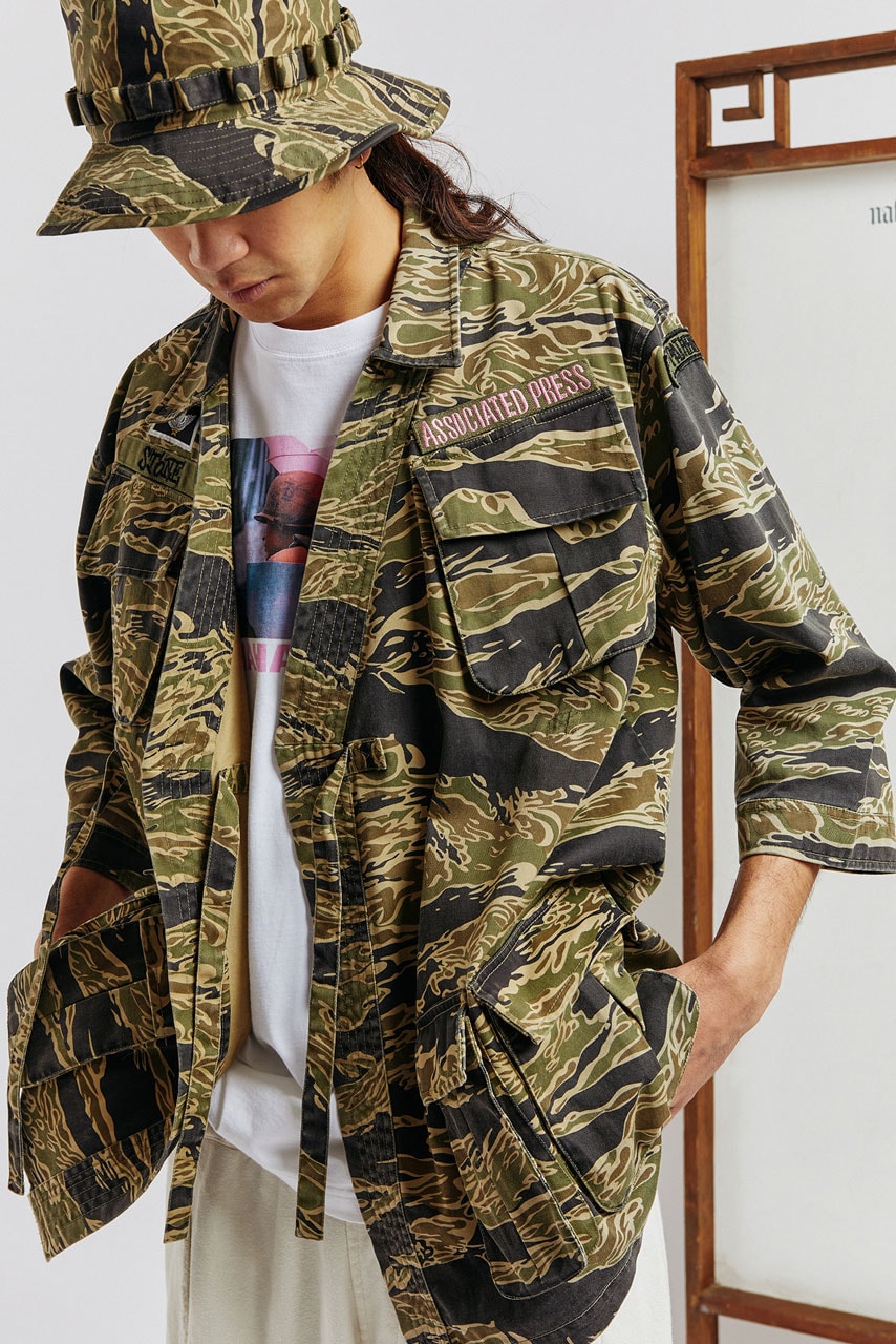 Maharishi Blends Sukujan-Inspired Embroidery and Military Styles for SS22 Drop 3 Fashion