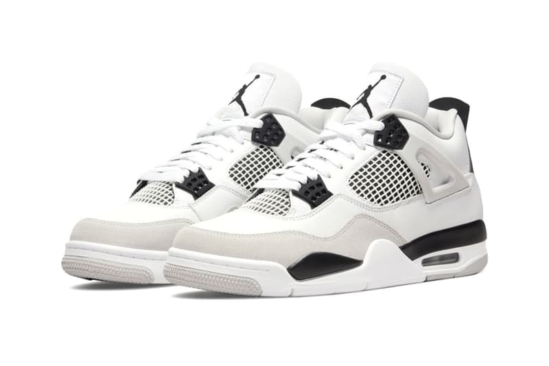 Official Images of the Air Jordan 4 “Military Black” Footwear