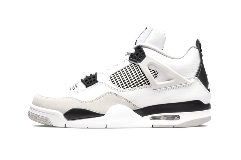 Official Images of the Air Jordan 4 “Military Black” Footwear