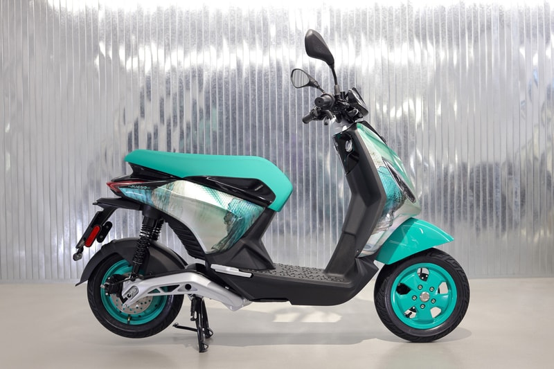 Piaggio Chinese Fashion Designer Feng Chen Wang E-Scooter Electric Vehicle Collaboration Preview Images Watercolor Paint Dealerships