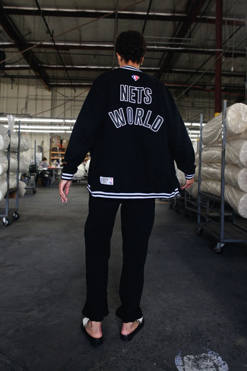 Standard Issue Tees Links Up With the NBA for Cardigan Sweatsuit Collection Fashion